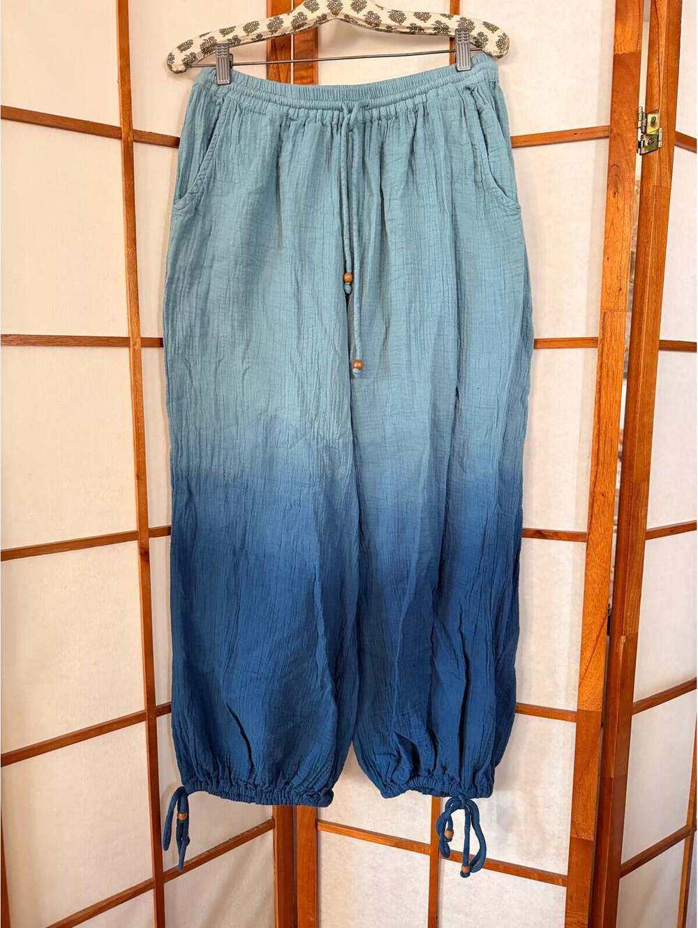 Blue Ombré Hippie Pants